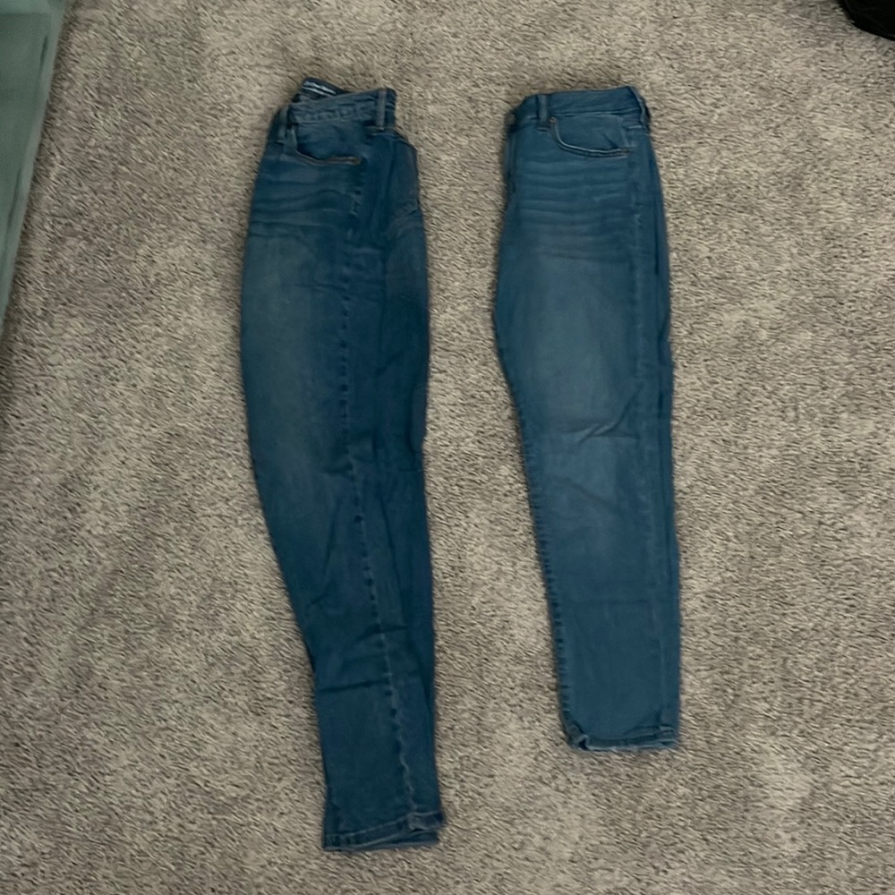 High wasted light blue wash Jean Bundle